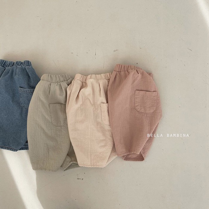 2022 Summer New Baby Loose Casual Cropped Pants Comfortable Mosquito Pants Children Trousers Infant Boys Pants Baby Girl Pants