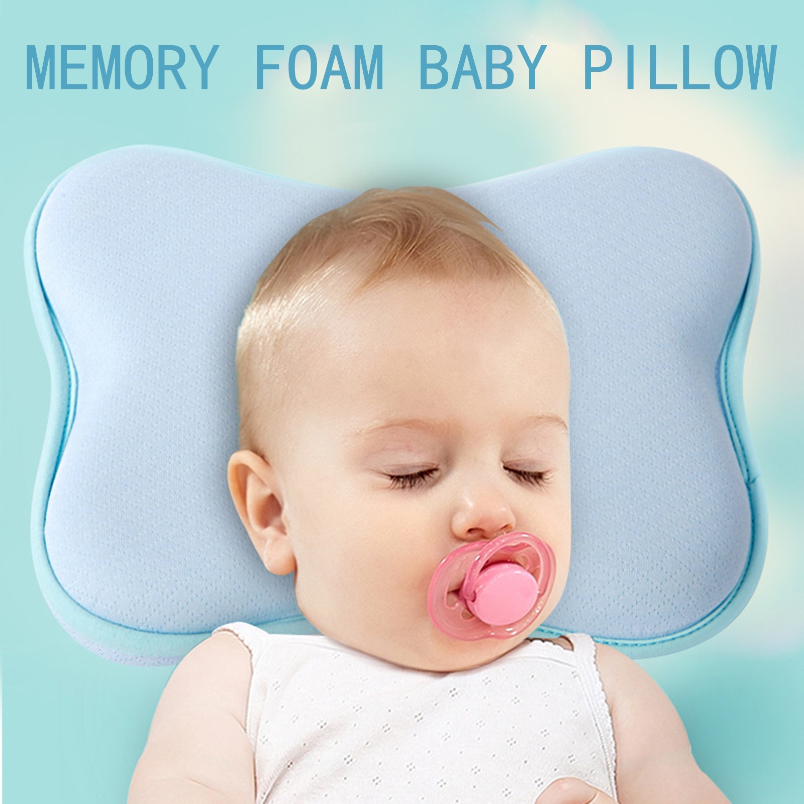 Baby Memory Cotton Pillow Infant Head Shaping Pillow Prevent Flat Head Syndrome 3D Newborn Baby Breathable Pillow Gifts