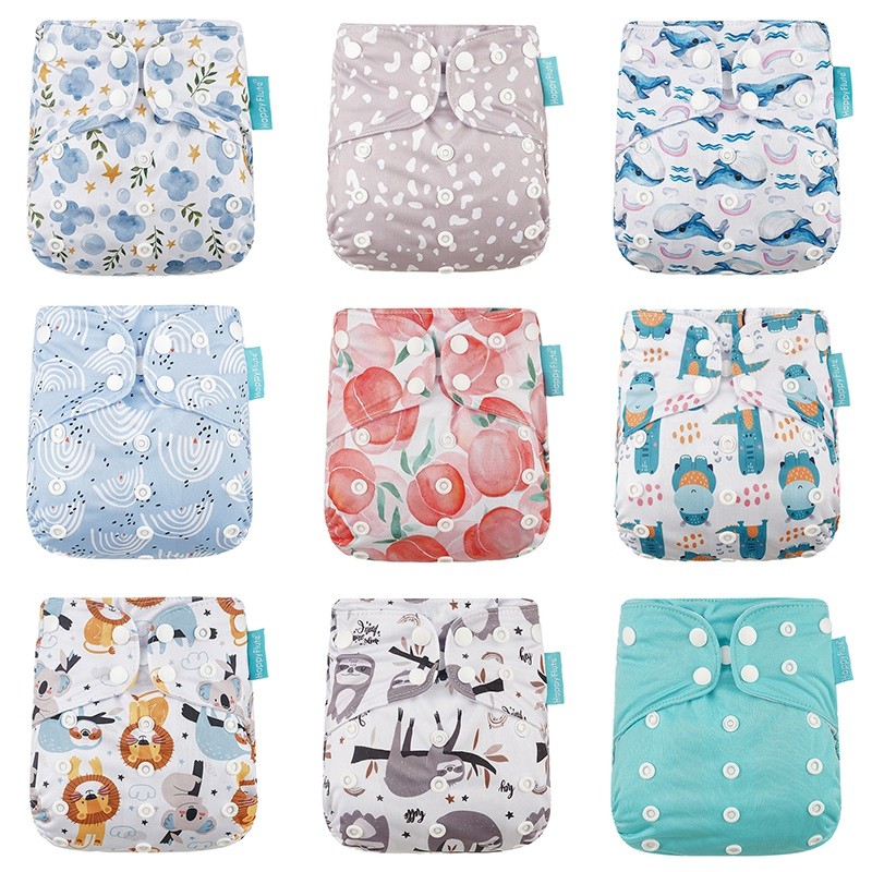 Adjustable Baby Training Pants Reusable Pocket Baby Cloth Diaper Washable Diaper Training Pants Nappy Changing 3-15kg