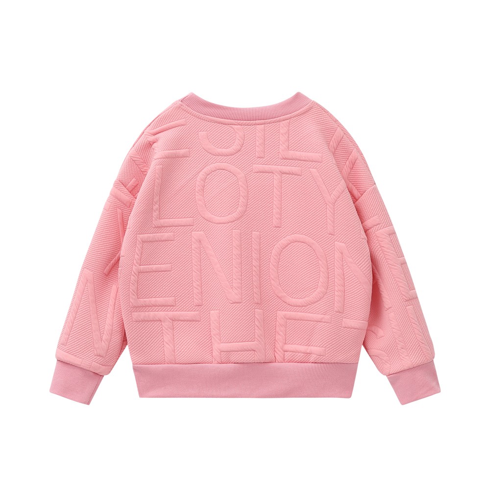 Taxidi Moda Spring 2022 Cotton Pink Baby Girls Clothes Cute Clothes For Kids Baby Fashion Pullover 2134