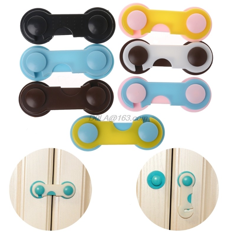 4pcs Wardrobe Drawers Baby Doors Child Children Protection Safety Plastic Lock Kids Security Products