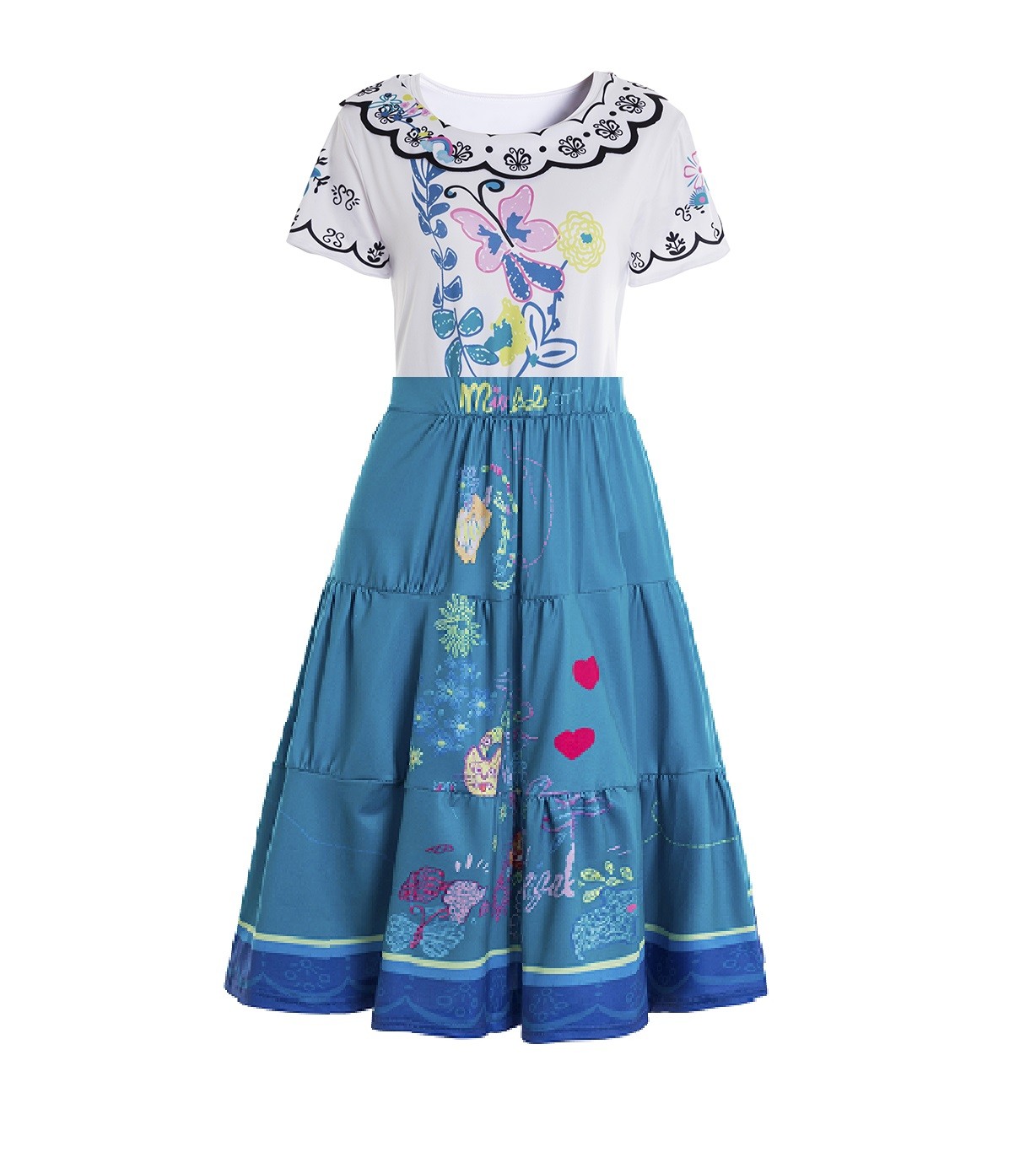 Luisa Madrigal costum Encanto Dolores Dress Cosplay Dolores Encanto Costume for Women Girls Dress Kid Dress Adult Encanto