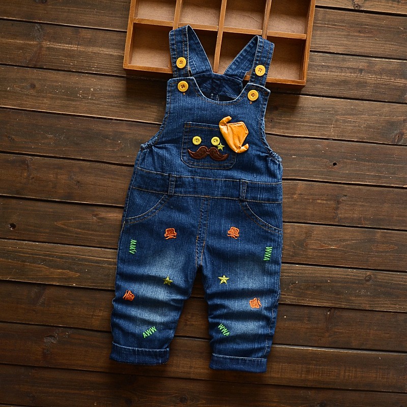 IENENS baby boy boys long pants denim overalls dungarune kids baby boy jeans jumpsuit clothing fittings clothing trousers