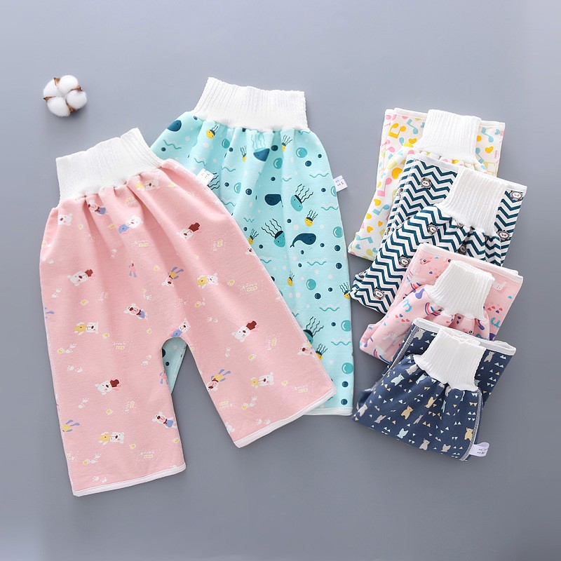 Baby Diaper Skirt Infant Training Pants Cloth Diaper Kids Nappy Pants Skirt Leakproof Crib Potty Training Pants