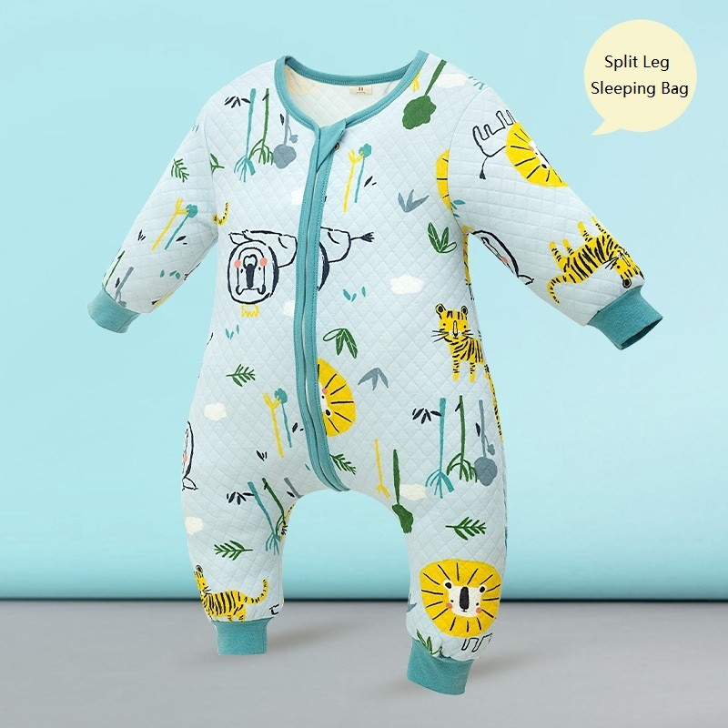 Baby Sleeping Bag Cartoon Infantil Spring Autumn For Cotton Toddler Sleeping Bag Baby Bed Slapzack Soft Kids Pajamas Jumpsuit