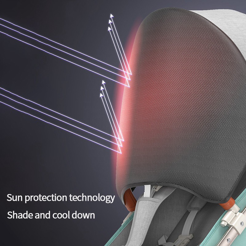 Baby Stroller Sun Visor Universal Sun Shade Cover Umbrella Infant Wind Dust Shield Buggy Sun Hood for Stroller Pushchair Accessories