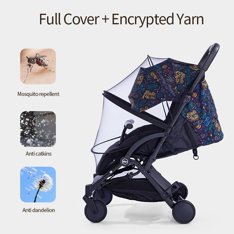 Baby Stroller Mosquito Net Full Cover Universal Pram Anti Mosquito Net High Quality Summer Pushchair Mosquito Net Breathable