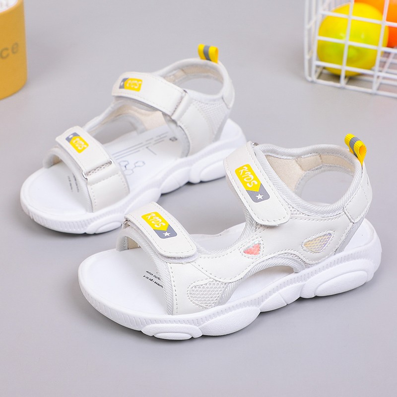Princess girls sandals baby new pink sports sandals 2022 children summer fashion shoes students anti-slip peep toe beach shoes