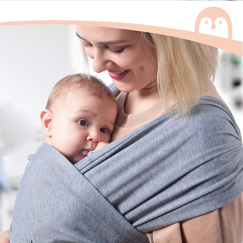 Baby Sling Loop Comfortable Carrier Wrap Summer Cotton Cross Simple Adjustable X-Shape Front Hold Type Baby Care GearBackpack