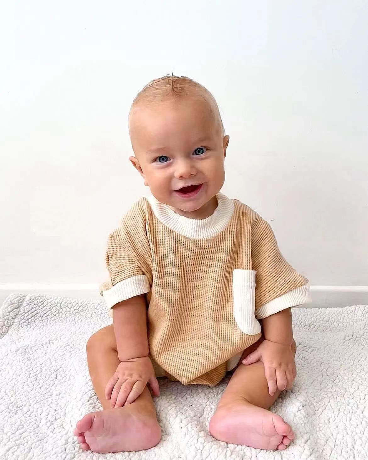 2022 summer newborn baby romper cotton short sleeve baby boys girls romper clothes onabiece fashion baby clothes