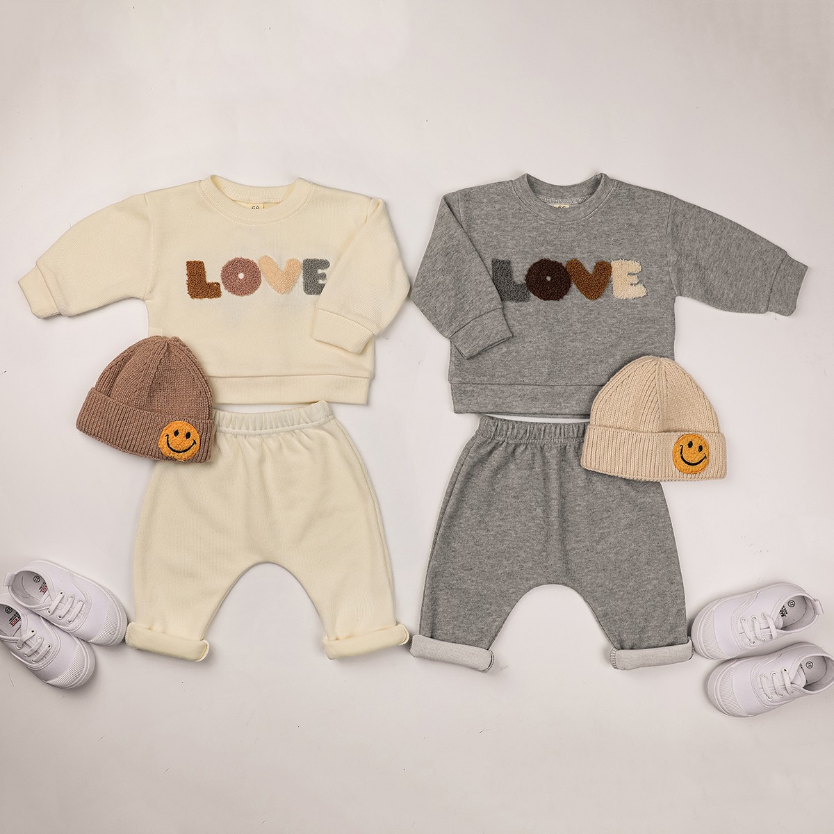 Baby Boys Clothes 100% Cotton Newborn Baby Clothes Spring Baby Boys Pullover + Pants Baby Clothes Set