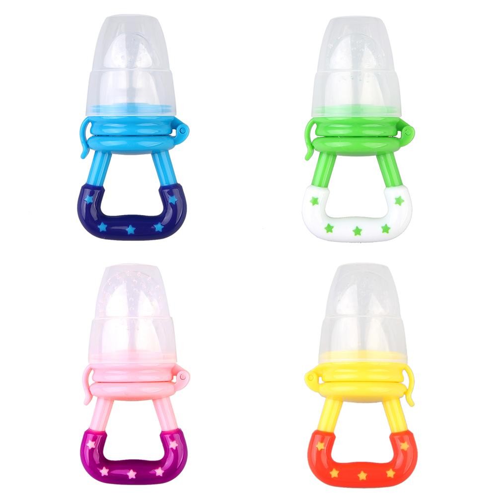 3 in 1 Baby Nipple Fresh Food Fruit Milk Feeding Bottles Nibbles Learn Feeding Drinking Water Straw Handle Teething Pacifier