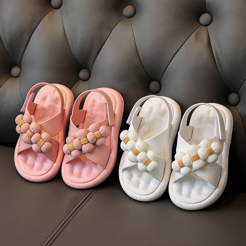 Girls Sandals Sandals 2022 Summer Children's Slippers Summer Non-slip Lightweight Water Shoes Children Flat Shoes