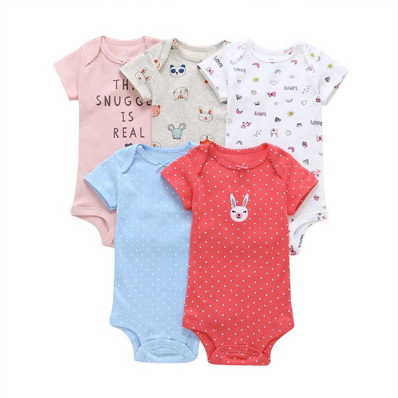 Baby Short Sleeve O-Neck Bodysuit Boy Girl Body Clothes Infant Clothes Unisex New Born Bodysuits 2021 Spring Summer Costume