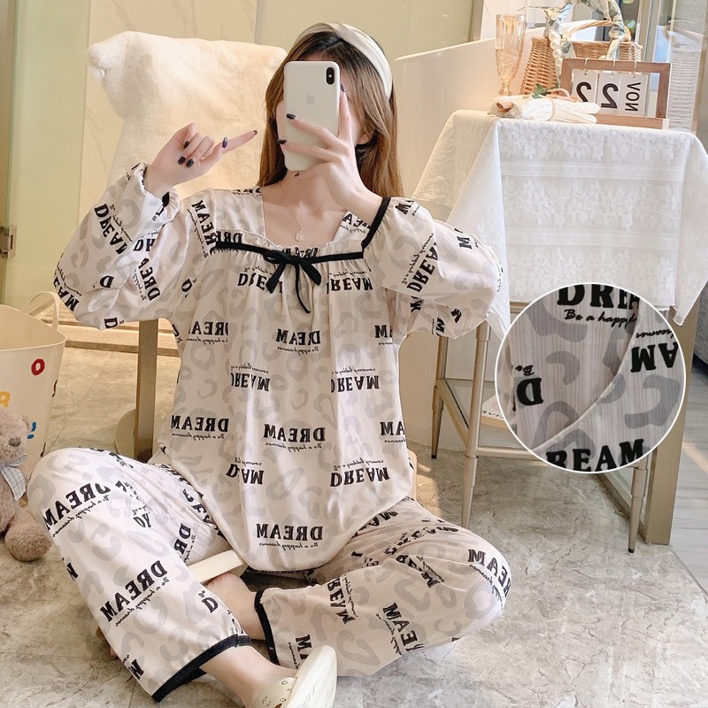 Fashion Cotton Maternity Nursing Pajamas Long Sleeve Pregnant Women Sleepwear Pregnancy Clothes Breastfeeding 2pcs Pajamas Suit