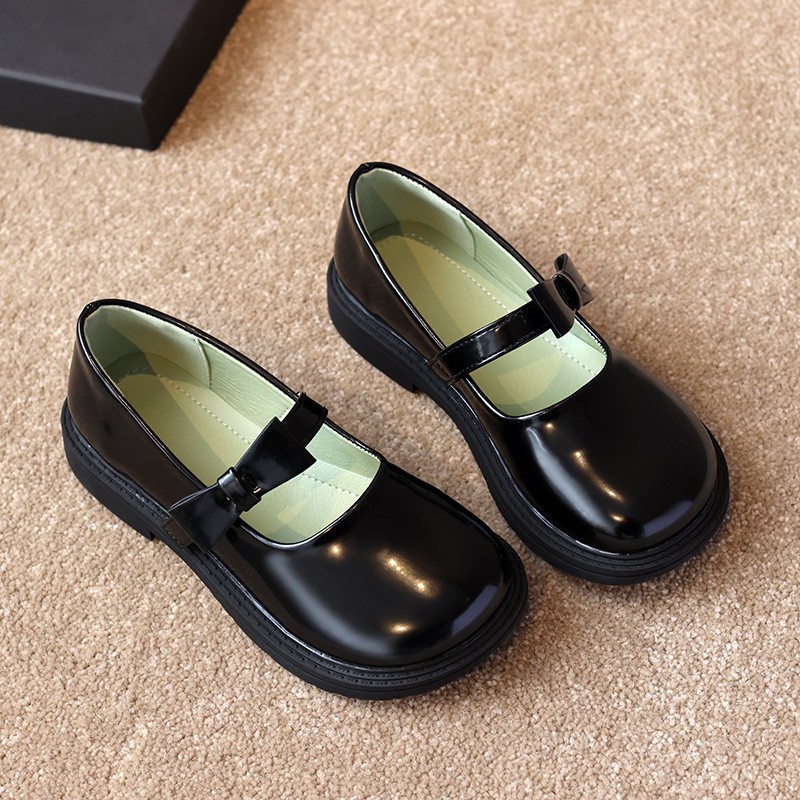 Student Girls Leather Shoes College Style Kids Mary Jane Shoes Children Girls Party Cosplay Loafers Casual School Girl Shoes
