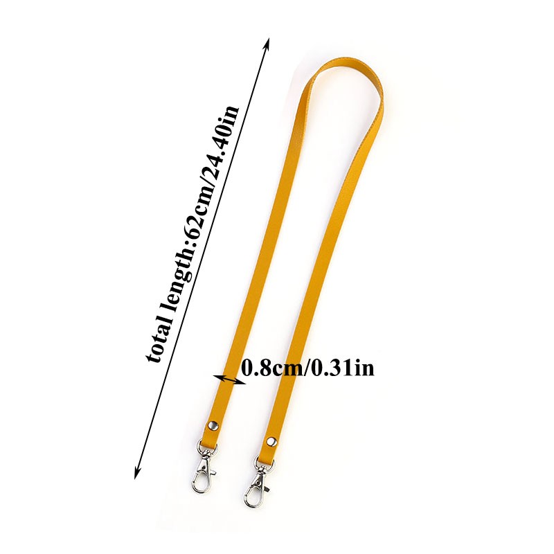 Solid Color Mask Lanyard Casual Crossbody Shoulder Strap Cell Phone Bag Lanyard Bag Handle Strap Replacement Strap