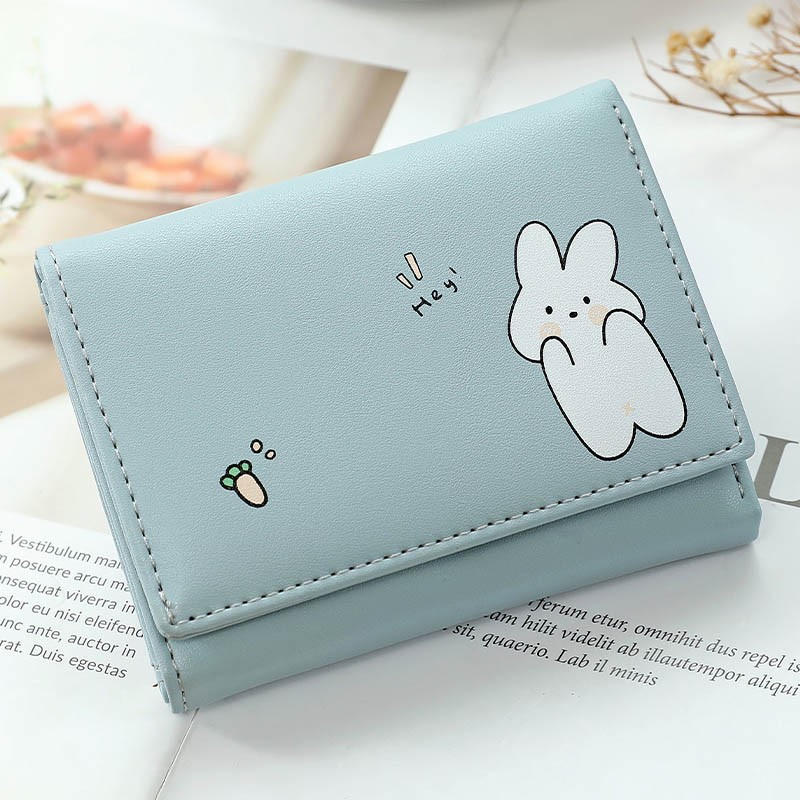 Women Wallets 4 Color Short Money Bags Cute Small Wallet Women Student Card Holder Girl ID Bag Card Holder Coin Purse