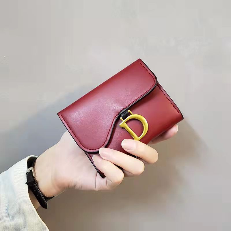 2021 new designer famous brand D style ladies wallet leather card bag all-match temperament women handbag