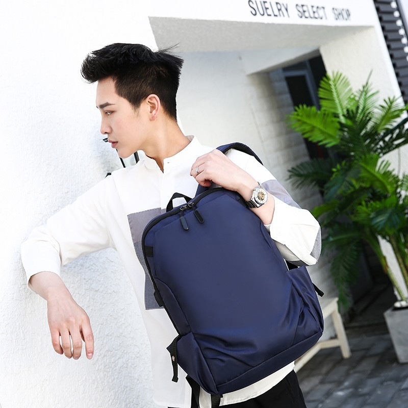 Waterproof Oxford Cloth Men Backpack Trendy Outdoor Business Backpacks Outdoor Travel Backpack Large Capacity Laptop Bags