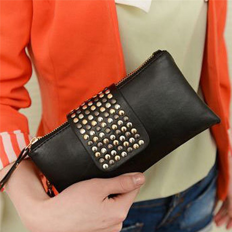 Women's wallets new fashion long style purse multi-function fresh PU leather female clutch card holder