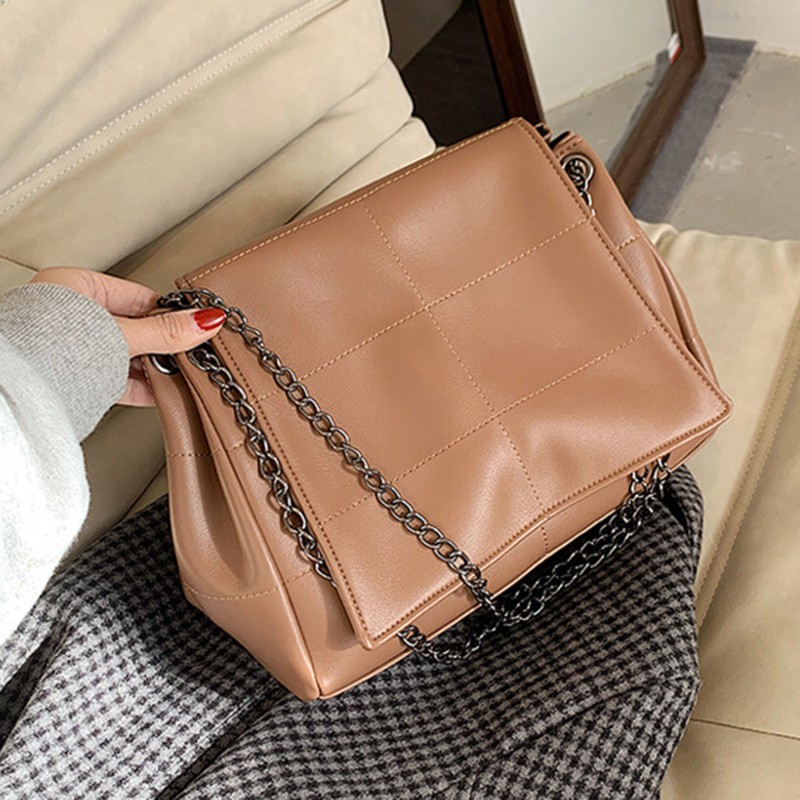 Designer Luxury Fashion Women Small Crossbody Shoulder Bags Chain PU Leather Kawaii Tote Handbags For Female Branded