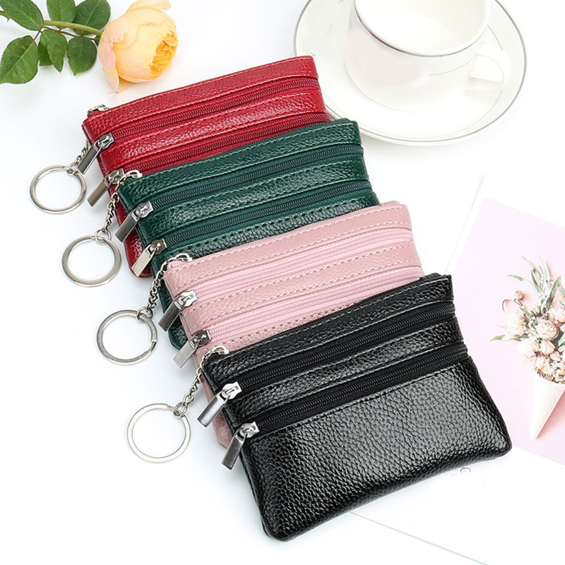 Fashion Leather Women Wallet Clutch Business Zipper Coin Purse Female Short Small Brand New Design Soft Small Card Cash Holder