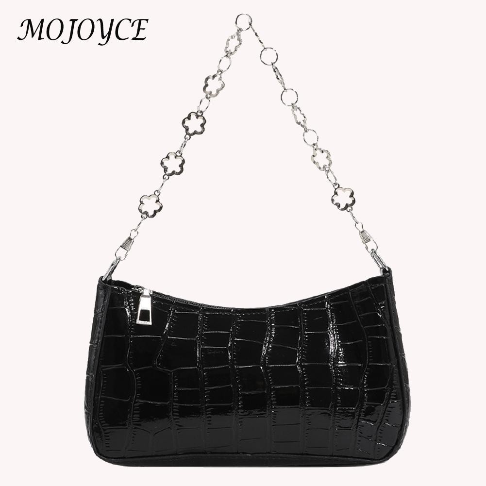 Stone Pattern PU Leather Shoulder Bag Elegant Women Casual Small Handbag Leisure Purse Bag for Women Girls Gifts