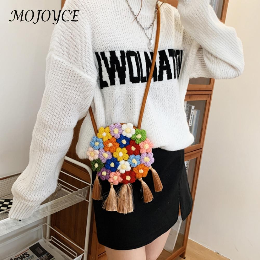 Fashion Handwoven Women Bag 2022 New Multi-use Minority Embroidery Crossbody Bag Vintage Fashion Female Handbags For Women