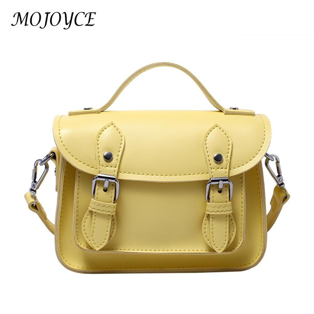 PU Leather Solid Color Flap Messenger Bag Design Lady Casual Flap Crossbody Bag For Women Christmas Gifts