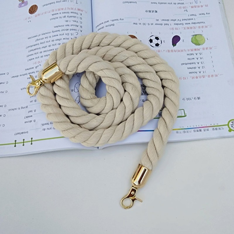 1PC Cotton Rope Narrow Shoulder Strap 120cm Crossbod Bag Solid Soft Twisted Rope Strap Hand Purse Replacement Bag