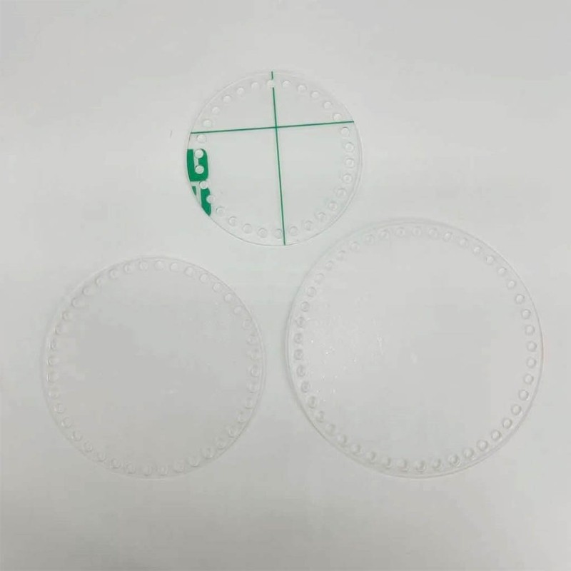 1pc Round Clear Acrylic Board Knitted Bag Accessories Handmade DIY Crochet Bags Knitting Material Base Shaper 3 Size