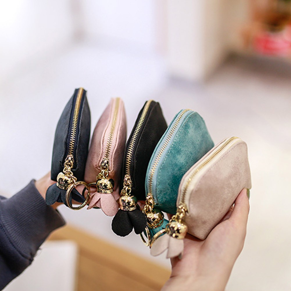 Mini Wallet Men's Wallet Women's PU Leather Zipper Coin Purse Vintage Female Short Money Bag Card Holder Women Clutch