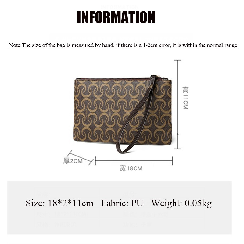 New Fashion Men's Women's Long Wallet Print Women's Long Clutch Bag Card Holder Coin Purse