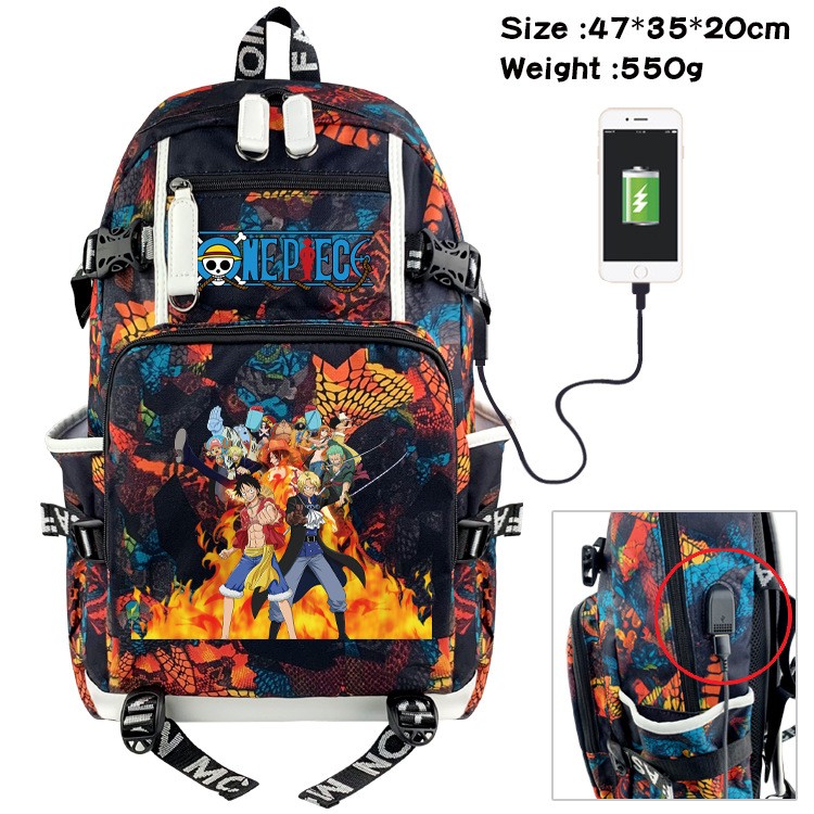 Anime Luffy Backpack Chopper Cartoon Large Capacity School Bag Fashion Multifunctional Laptop Backpack Travel Bag