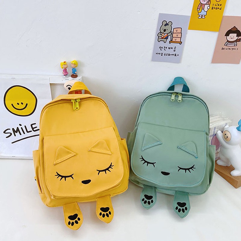 New Children's Backpack Cute Cartoon Cat Girl Backpack Pupil Kindergarten Kids Girls Boy Backpack Unisex Kid Game Bag Travel Bag