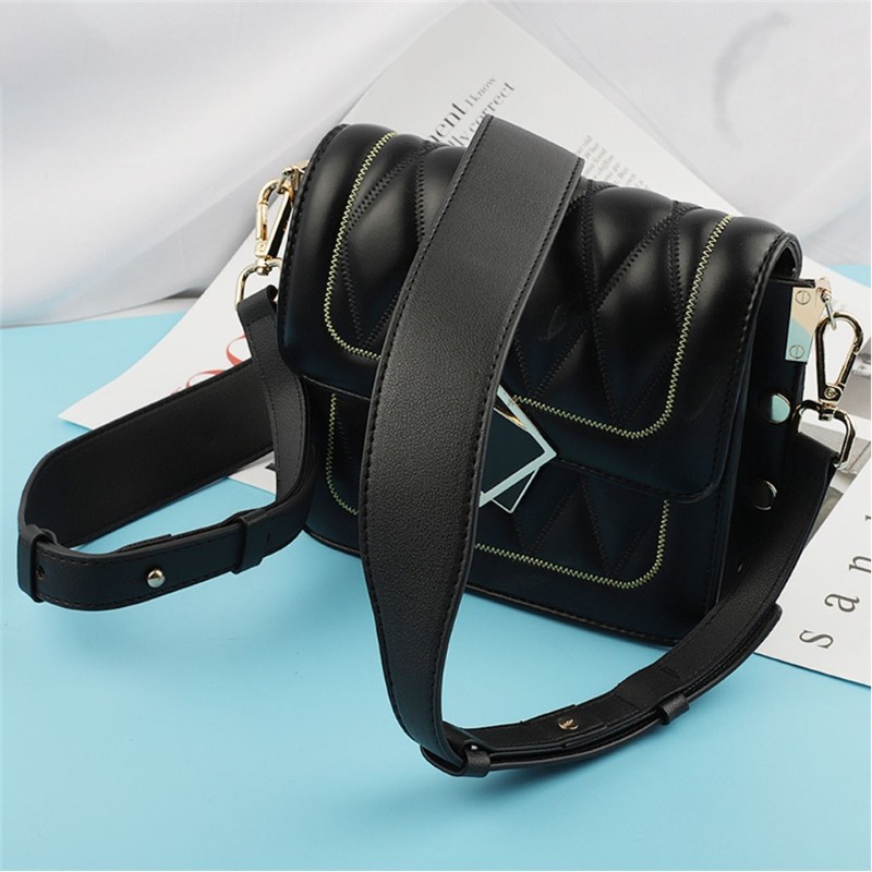 Adjustable PU Leather Handbag Shoulder Strap Shoulder Strap DIY Alternative Metal Swivel Hooks Bag Accessories