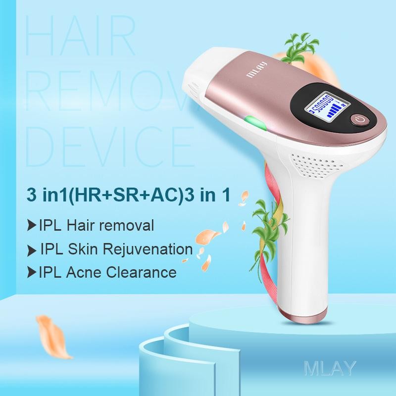 MLAY T3 Laser Hair Removal Machine Malay Hair Removal Machine Whole Body Hair Removal Painless Personal Care Device