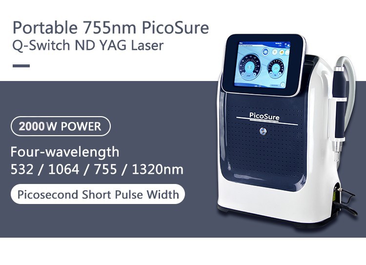 Q Switch nd yag laser tattoo removal machine, picosecond laser tattoo removal machine, professional nd:yag laser, for salon, 2021