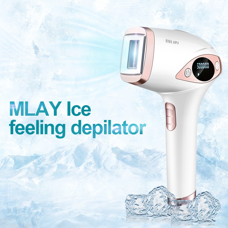 MLAY T4 Removal Machine IPL Laser Hair Removal Epilator Lady Mini Shaver Portable Body Facial Hair Removal Machine for Women Men