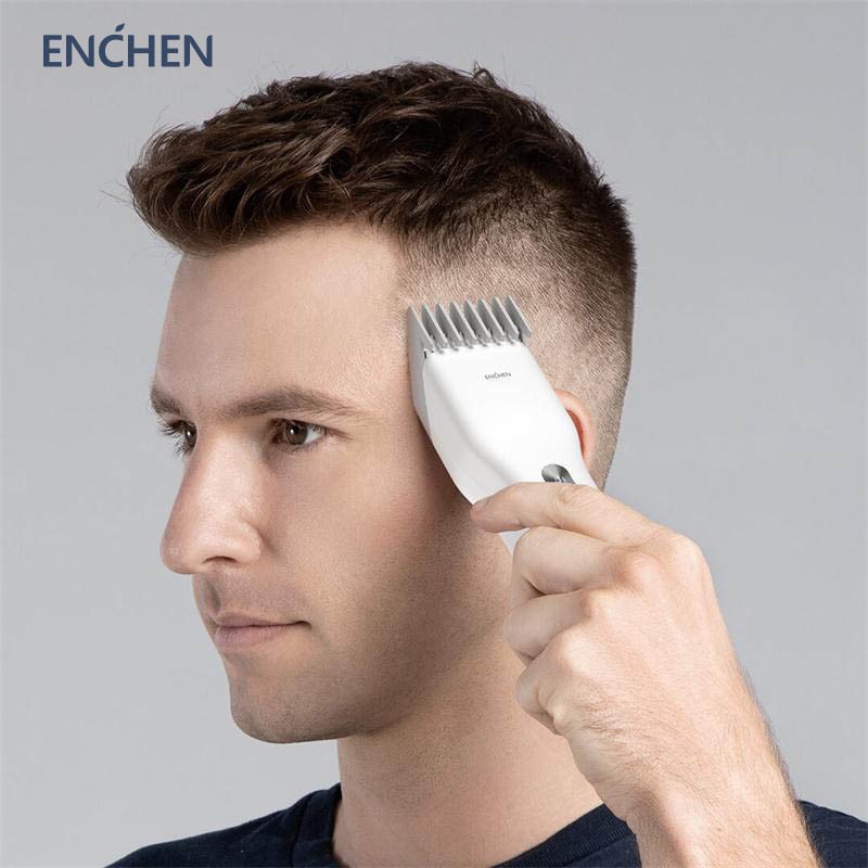 Original ENCHEN Hair Trimmer for Men Kids Cordless USB Rechargeable Electric Hair Clipper Cutter Machine with Adjustable Comb