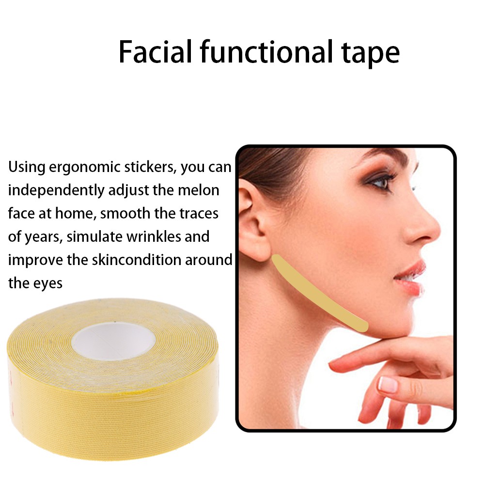 2.5cmx 5m Face Tape V Neck Line Eye Lift Wrinkle Removal Adhesive Tape Facial Skin Care Tool Bandagem