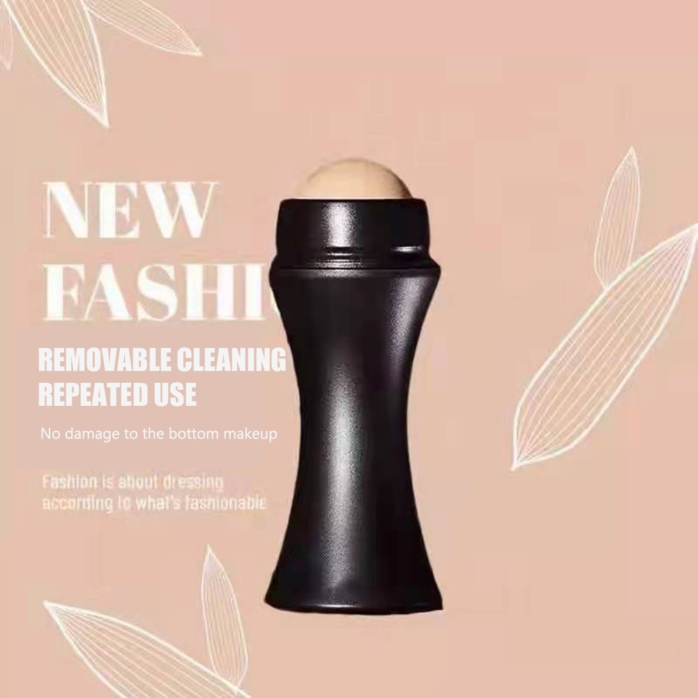 Face Care Facial Volcanic Stone Roller Mini Oil Control Facial Roller Remove Fat T-zone Oil Absorbing Reusable Skin Care