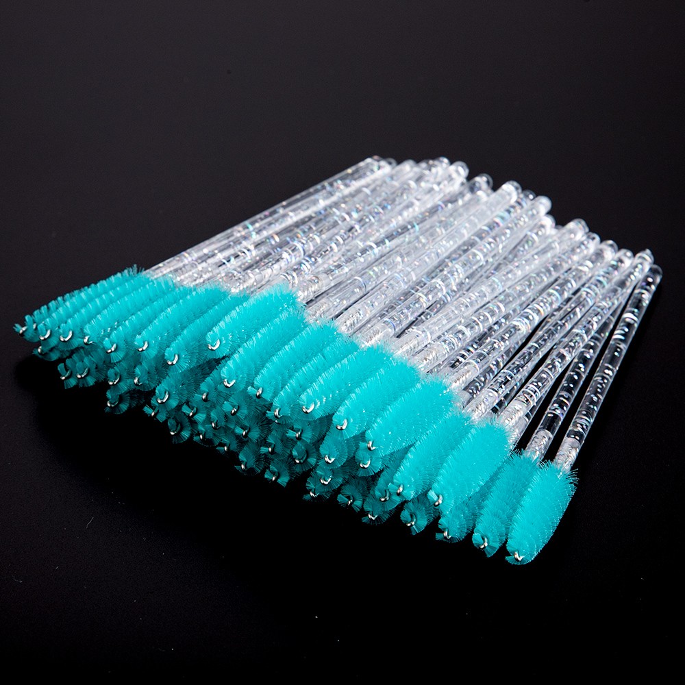 50pcs/pack New Good Quality Disposable Eyelash Brush Eye Lash Makeup Brushes Small Mascara Wands Brush Eyelash Extension Tool