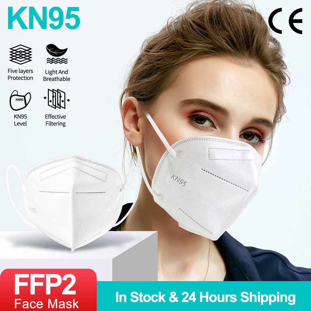 5-100pcs ffp2fan reusable kn95 masks ce approved adult ffp2reuse zable mascherine KN95 Mascarillas face mask protective masks