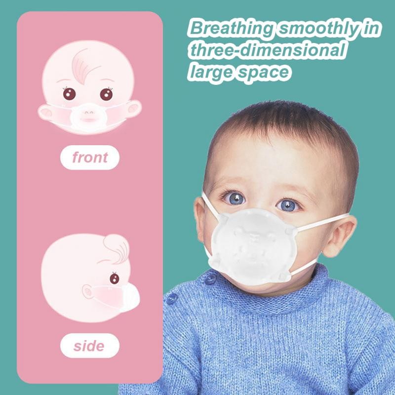 6pcs Disposable Masks for Newborn Baby 0-18 Months Baby Breathing Mask Anti-licking Children Cartoon Safety Health Care Masks