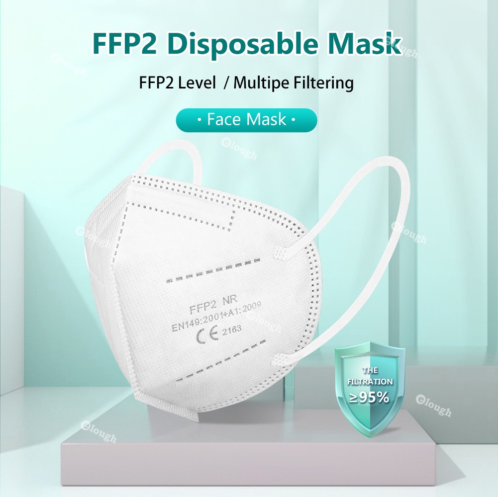 FFP2 Masks KN95 Mascarillas Homolokada 5 Layers ffp2fan CE Respiratory Mask FPP2 Protective Face Mask KN 95 Masque Adult