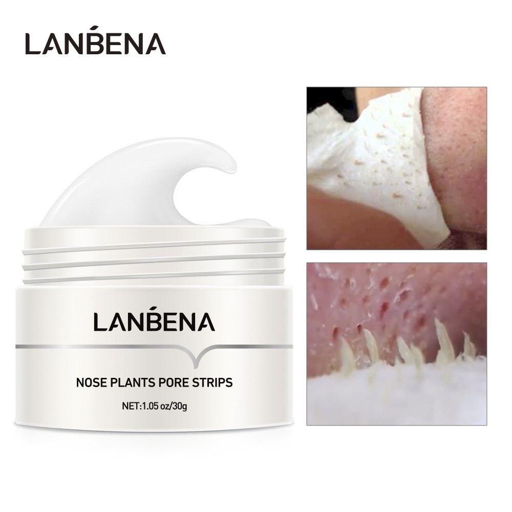 LANBENA New Style Blackhead Remover Nose Mask Pore Strip Black Mask Peeling Black Acne Treatment Deep Cleansing Skin Care Korea