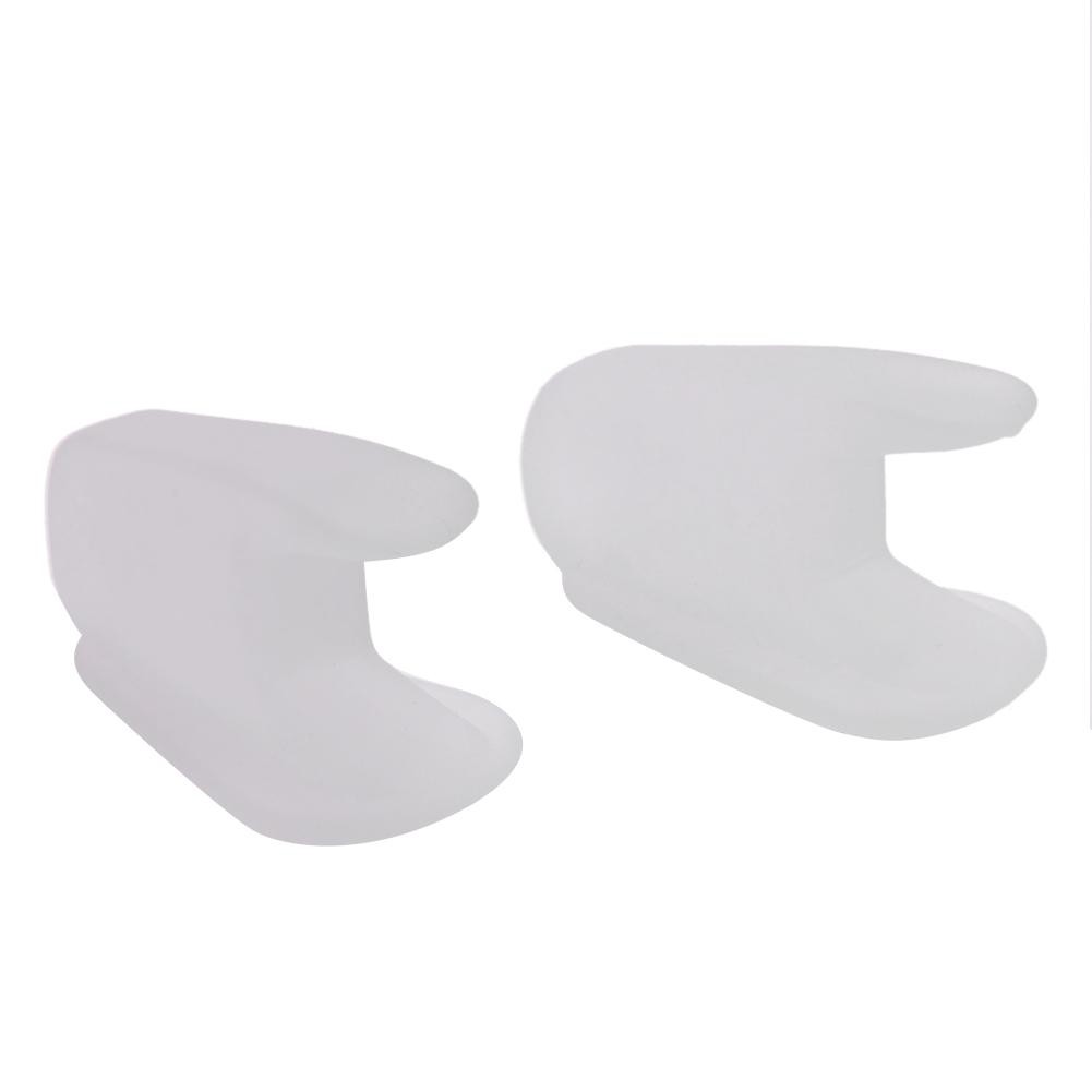 2pcs Silicone Toe Separator Insoles Separation Ring Hallux Valgus Correction Pad Thumb Orthotic Corrector Foot Care Tools