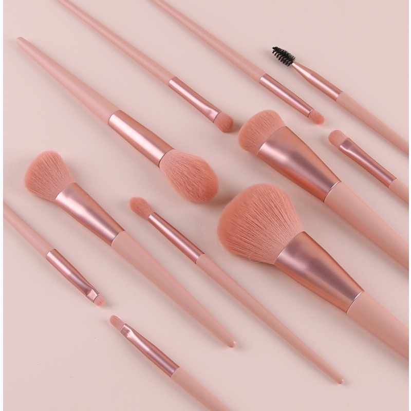 Zoreya 11 Makeup Brushes Set Eyeshadow Eyebrow Brush Beauty Make Up Blending Tools Concealer Cosmetic Tool